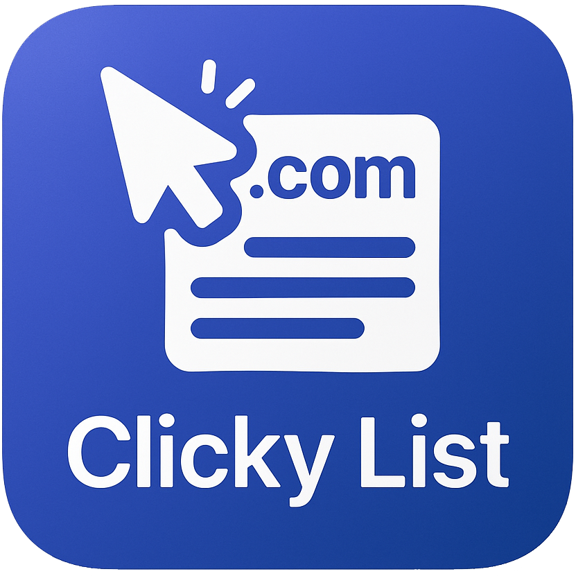 Clicky List Logo